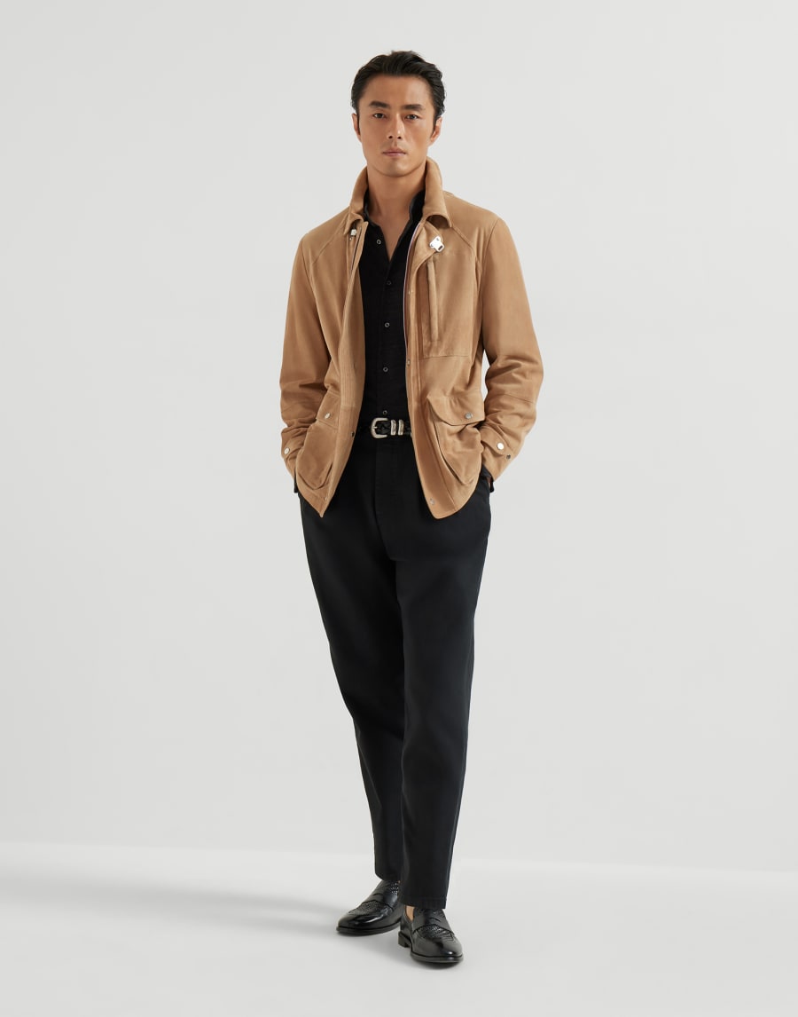 Penny-Loafers aus Kalbsleder Schwarz Herren - Brunello Cucinelli