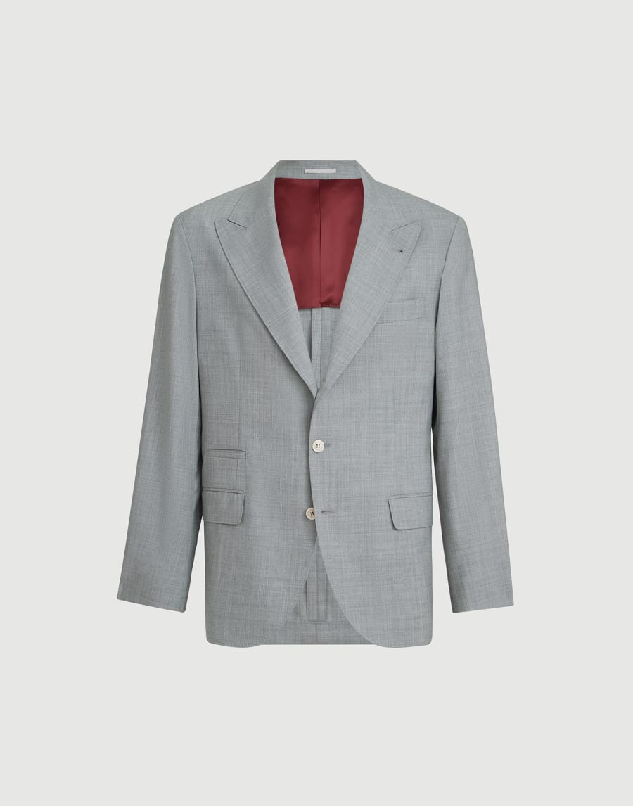 Virgin wool blazer Grey Man - Brunello Cucinelli
