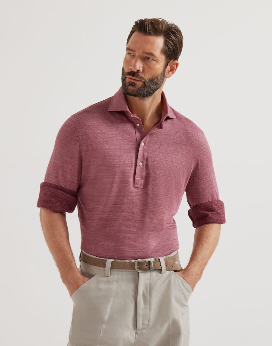 Polo en jersey Corail Homme - Brunello Cucinelli