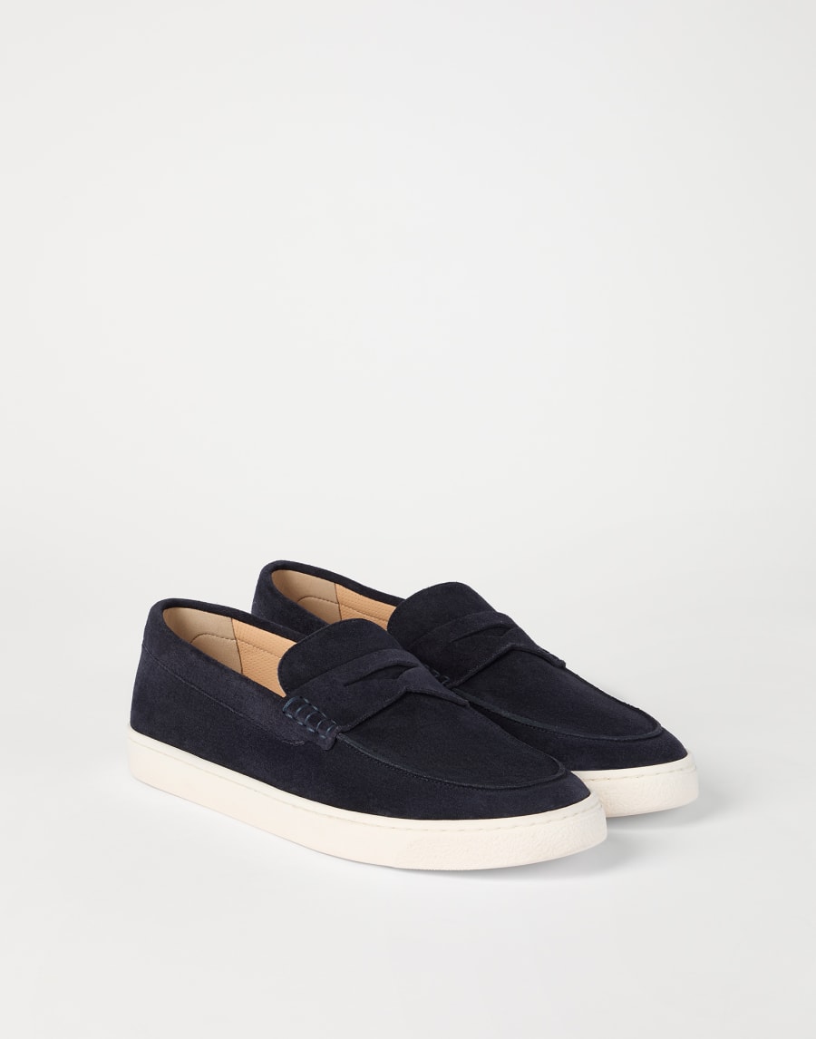 Loafer sneakers Navy Blue Man - Brunello Cucinelli
