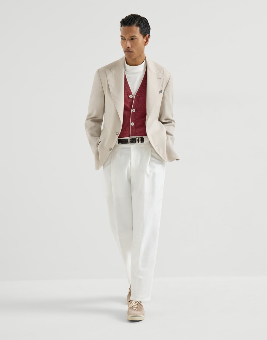 Lightweight cardigan Cherry Man - Brunello Cucinelli