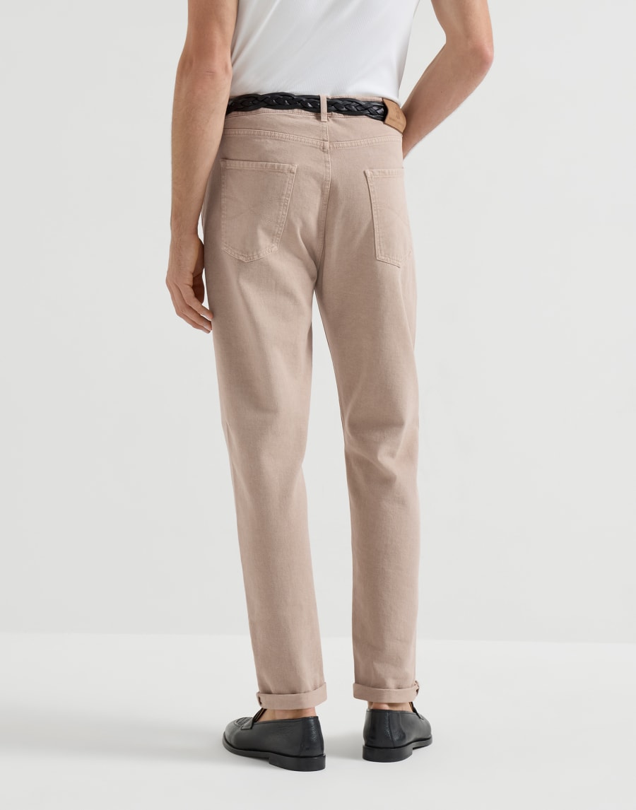 ガーメントダイ デニム トラウザーズ ライトブラウン メンズ - Brunello Cucinelli