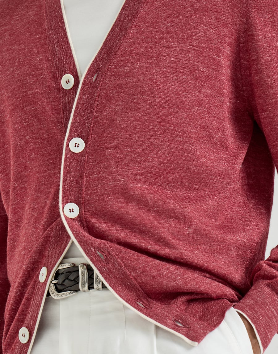 Lightweight cardigan Cherry Man - Brunello Cucinelli
