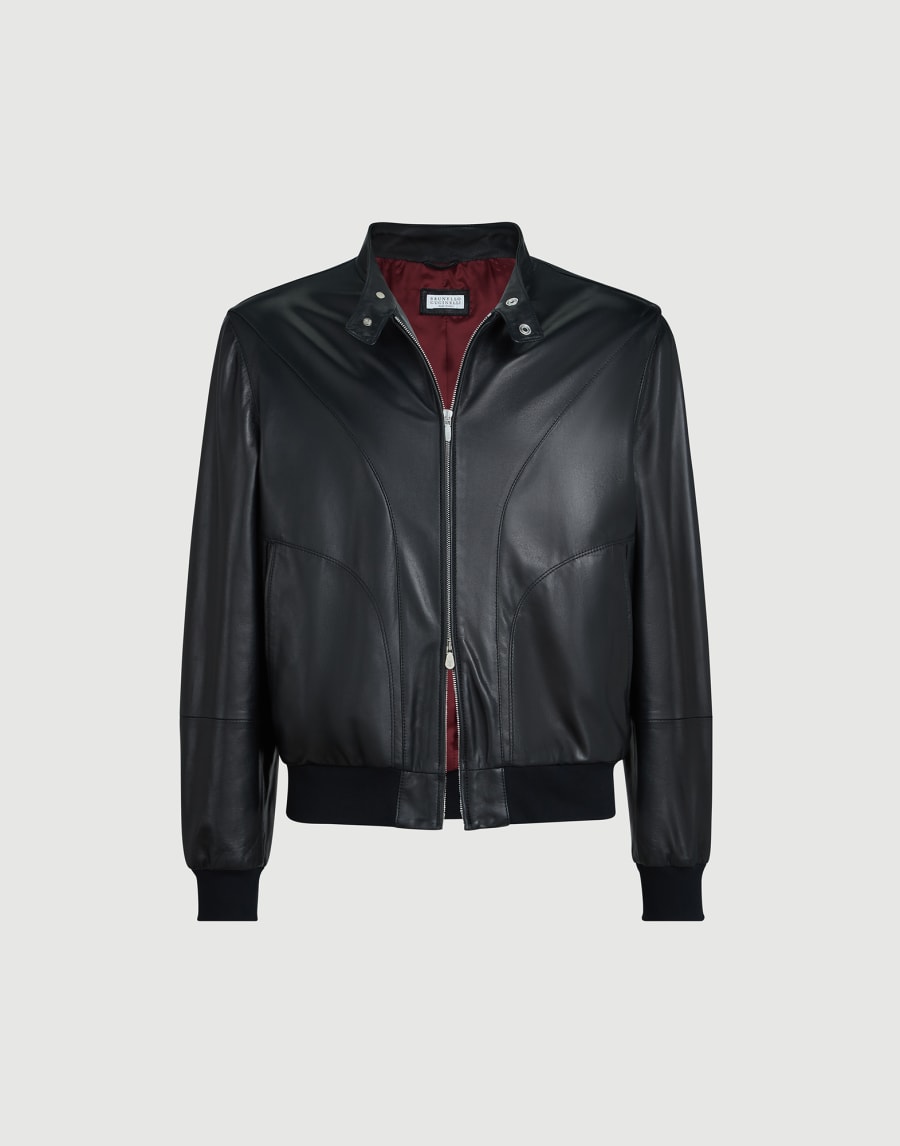 Giubbino in nappa Nero Uomo - Brunello Cucinelli