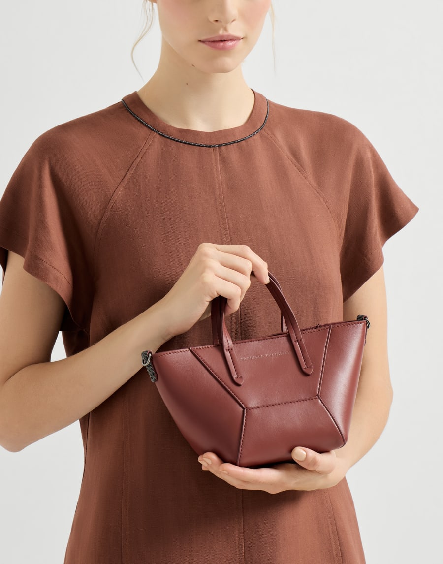 カーフスキン BC Duo バッグ（ミニ） レッド レディース - Brunello Cucinelli