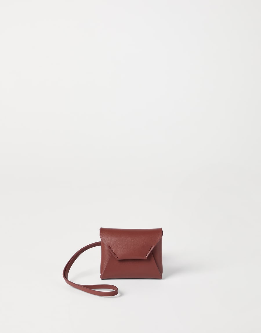 Calfskin bag charm Red Woman - Brunello Cucinelli