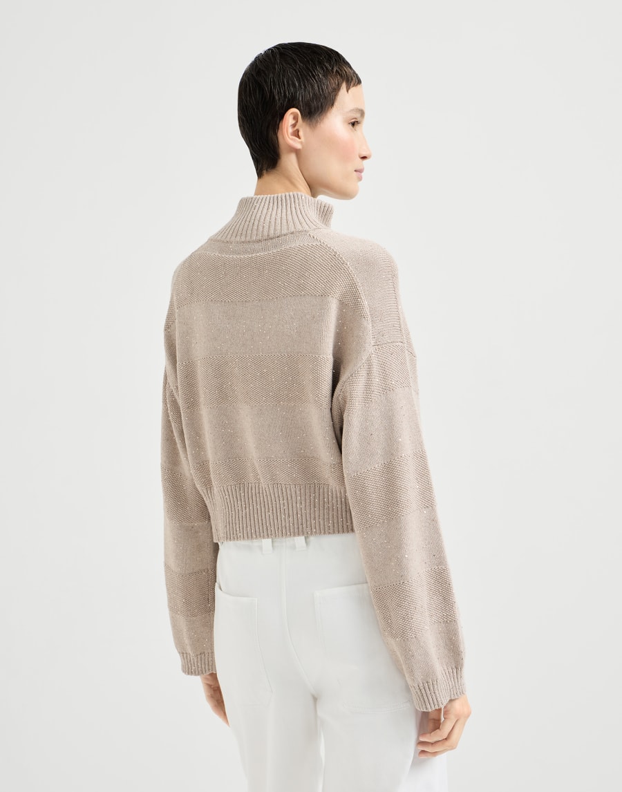 Cardigan with dazzling stripes Desert Woman - Brunello Cucinelli