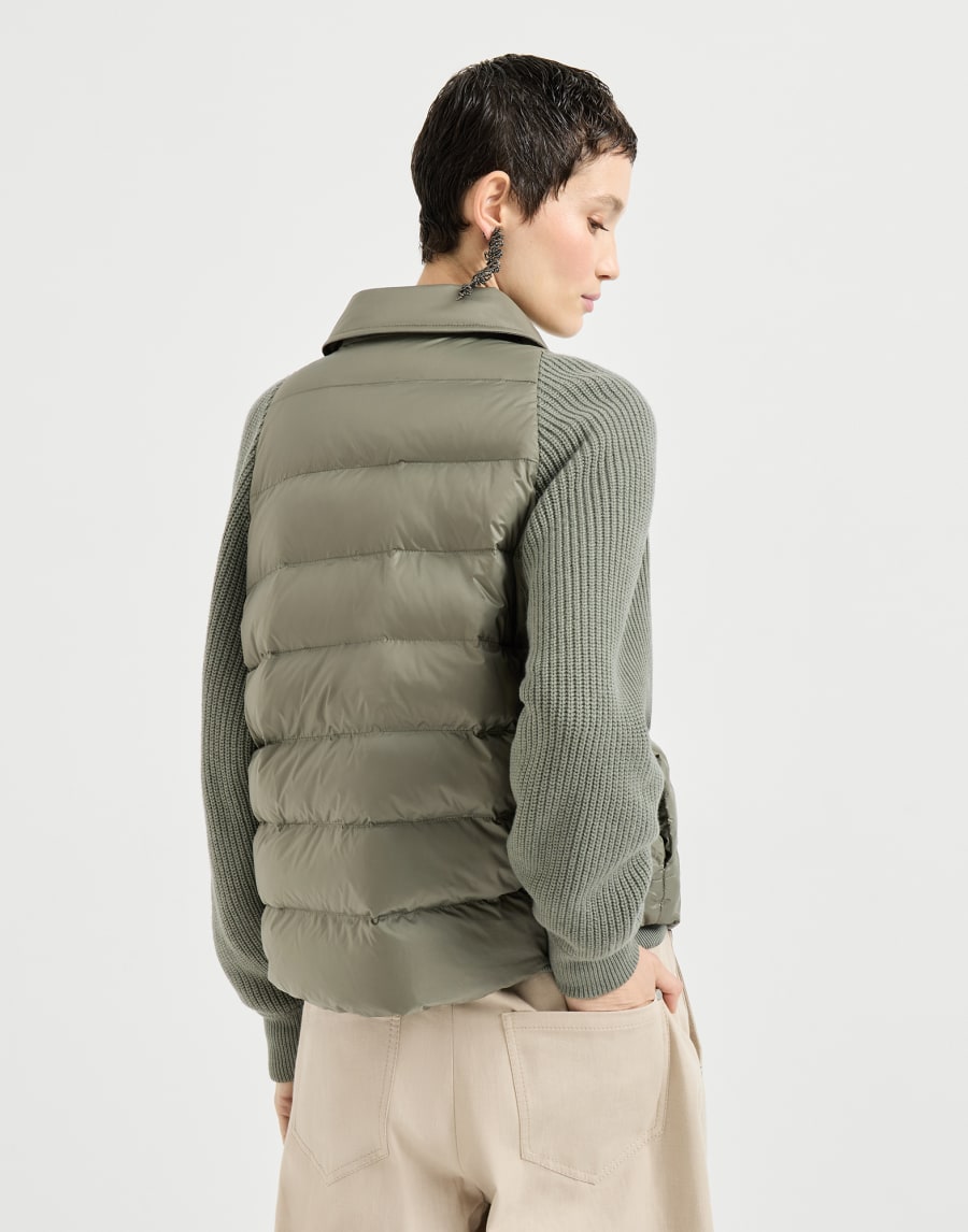 ナイロン ダウンジャケット グリーン レディース - Brunello Cucinelli