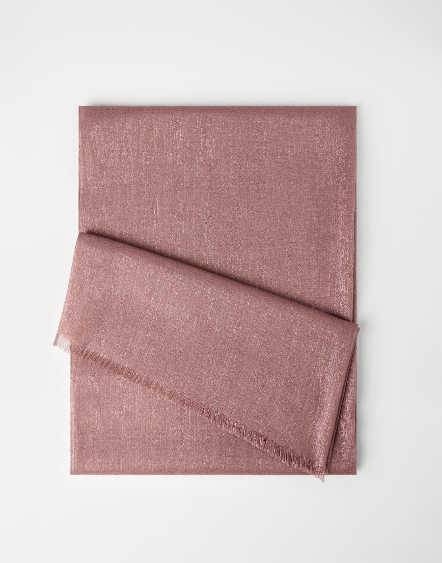 Sparkling scarf Pink Woman - Brunello Cucinelli