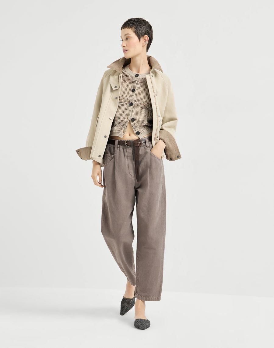 Five-pocket trousers Earth Woman - Brunello Cucinelli