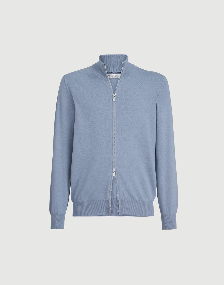 羊绒对襟衫 蓝灰 男款 - Brunello Cucinelli