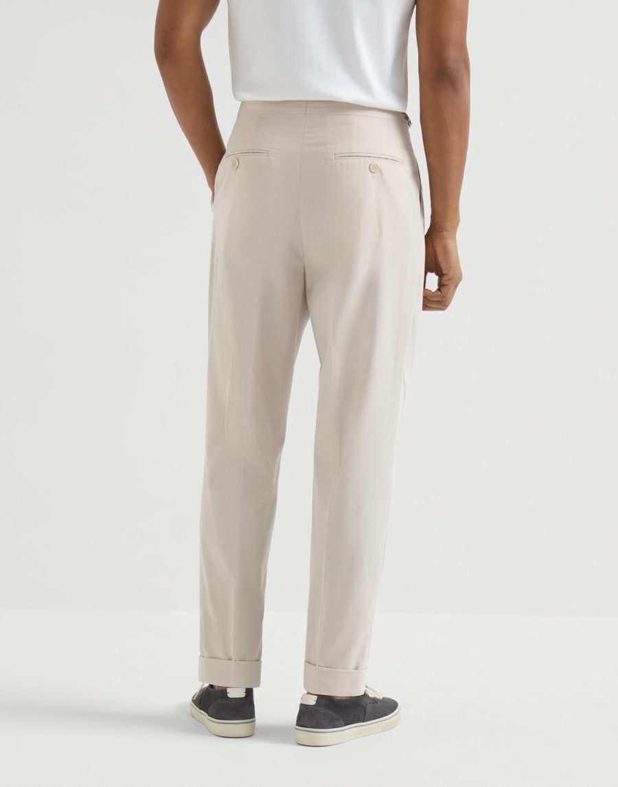 Cotton twill trousers Yuta Man - Brunello Cucinelli