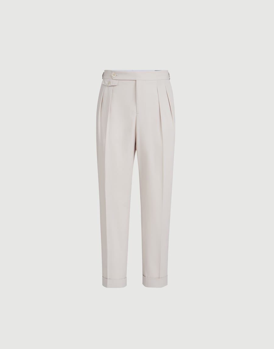 Cotton twill trousers Yuta Man - Brunello Cucinelli