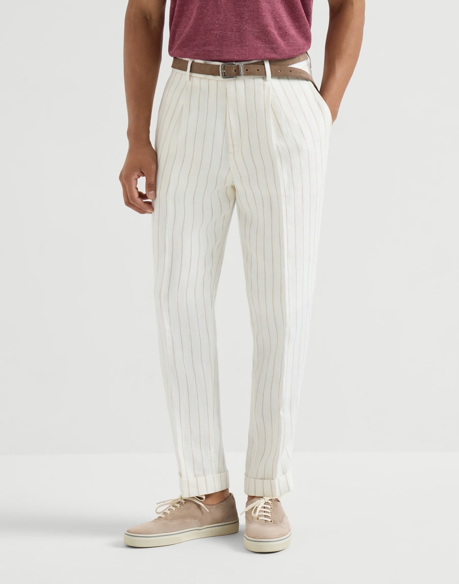 Twill trousers Panama Man - Brunello Cucinelli