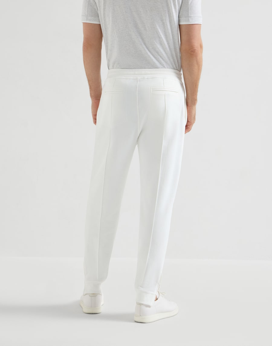 Trousers with crête Off-White Man - Brunello Cucinelli