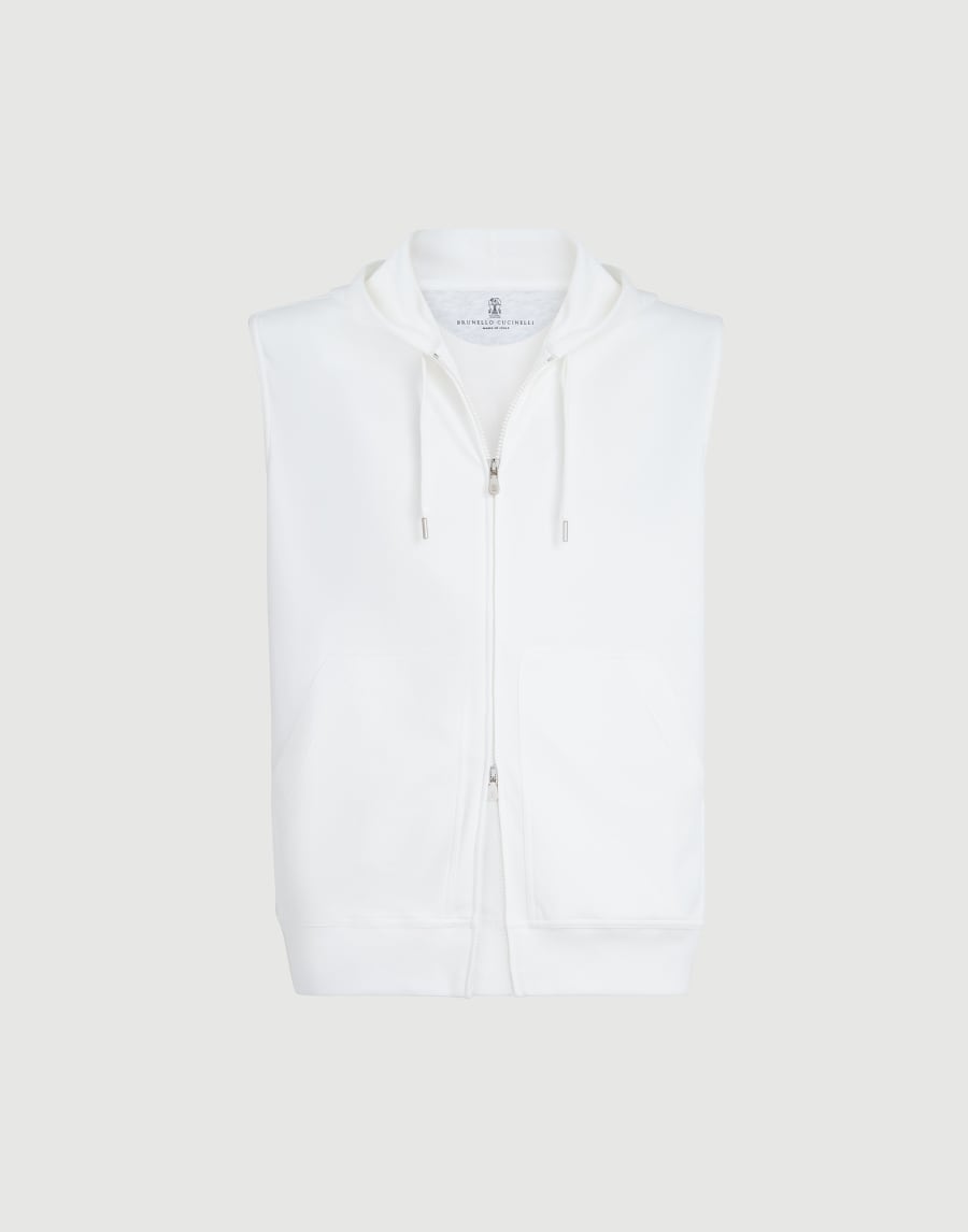 Sleeveless sweatshirt Off-White Man - Brunello Cucinelli