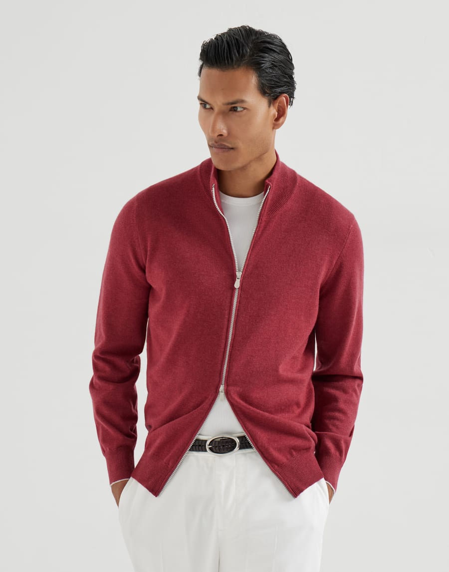 Cashmere cardigan Cherry Man - Brunello Cucinelli
