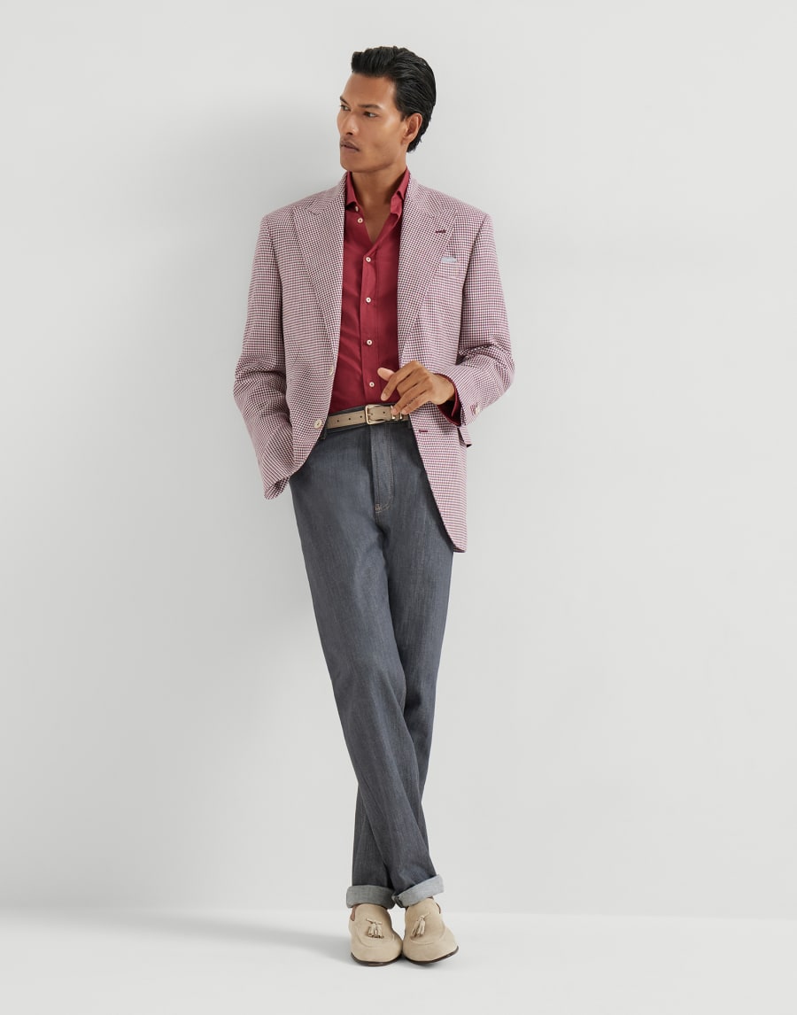 コンフォートデニム トラウザーズ ミディアムグレー メンズ - Brunello Cucinelli