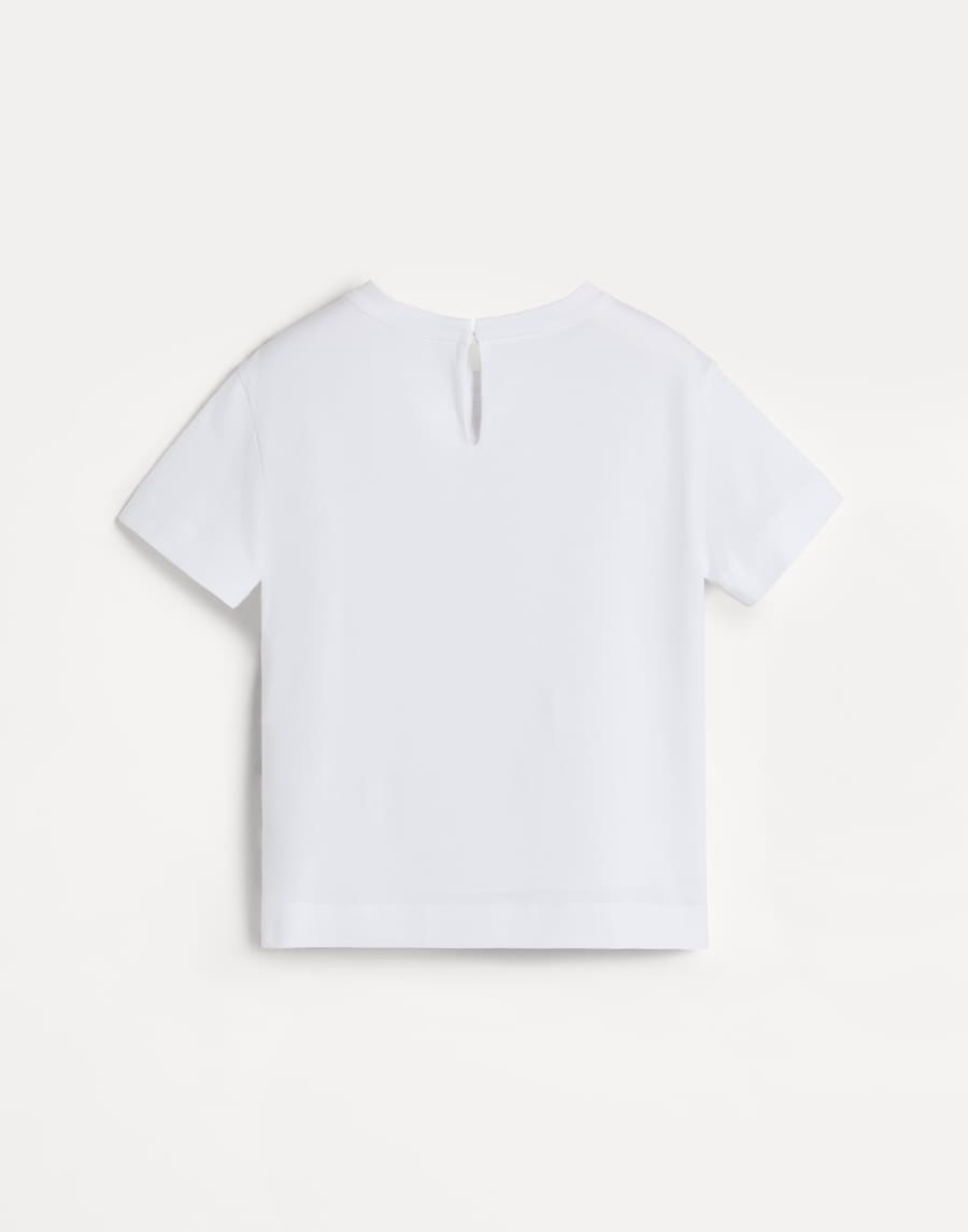 Dazzling stripes T-shirt White Girls - Brunello Cucinelli