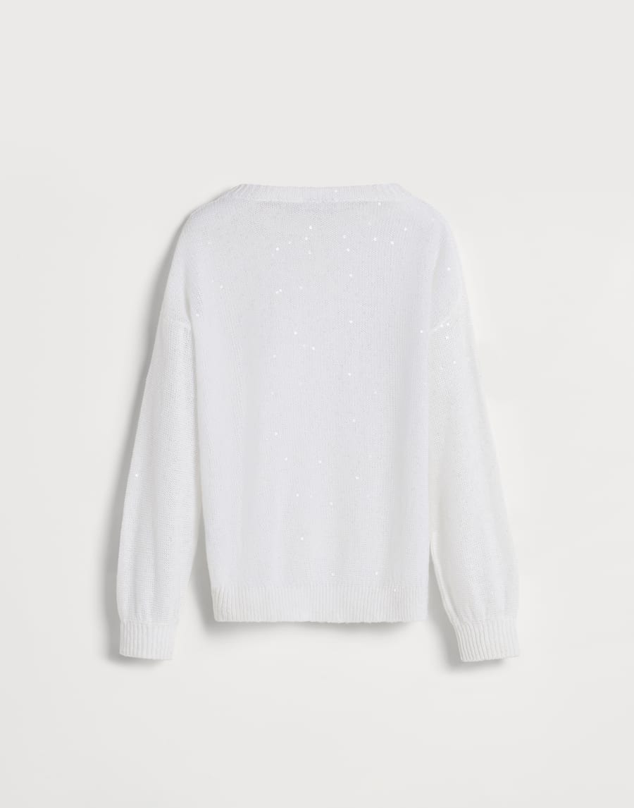 Linen and silk sweater White Girls - Brunello Cucinelli