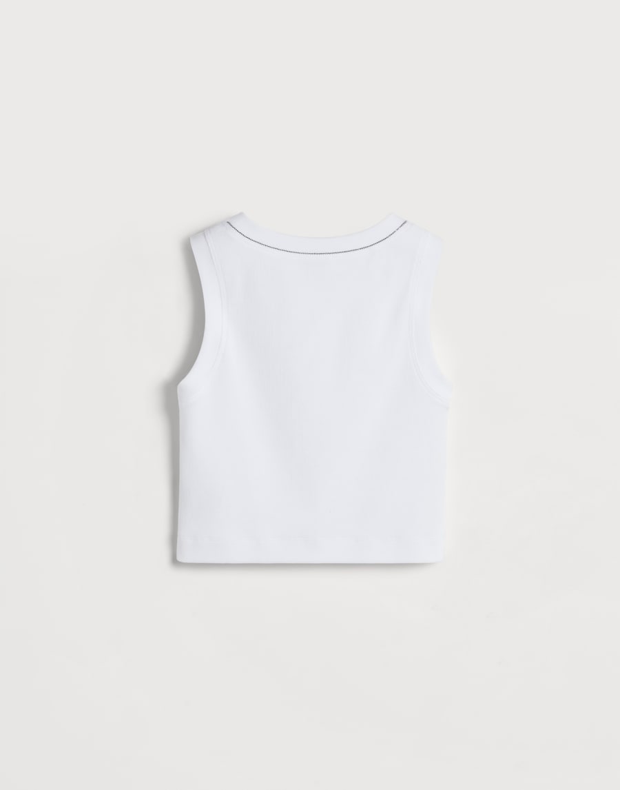 Ribbed jersey top White Girls - Brunello Cucinelli