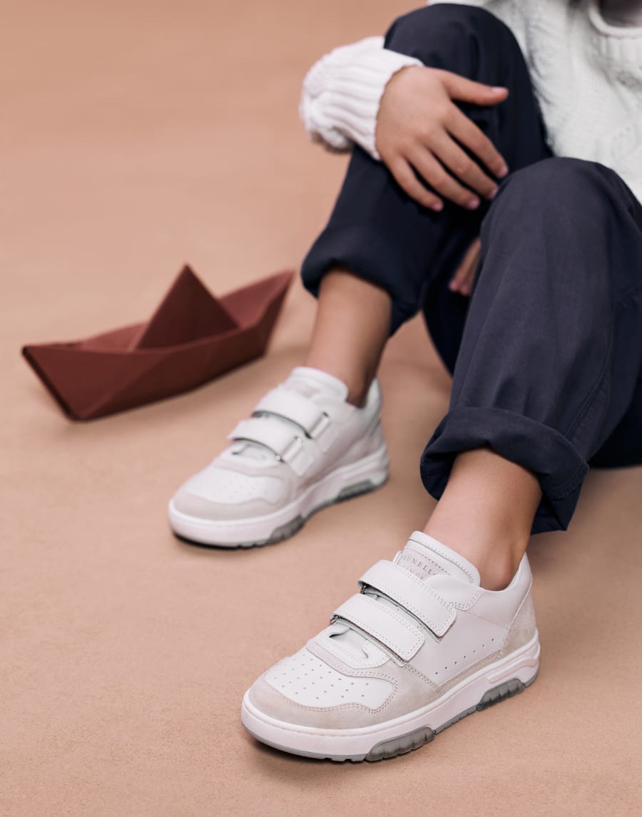 Sneakers with straps Panama Boys - Brunello Cucinelli