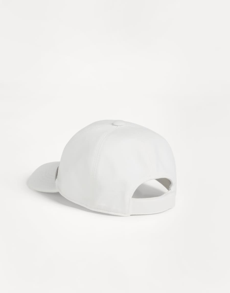 棉质毛圈布蓝球帽 白色 女童 - Brunello Cucinelli