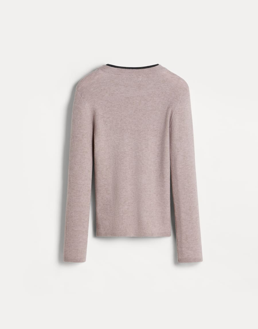 Pull léger Marron Clair Fille - Brunello Cucinelli