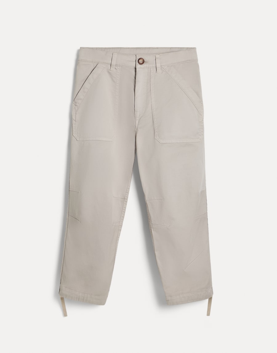 Utility trousers Light Grey Boys - Brunello Cucinelli
