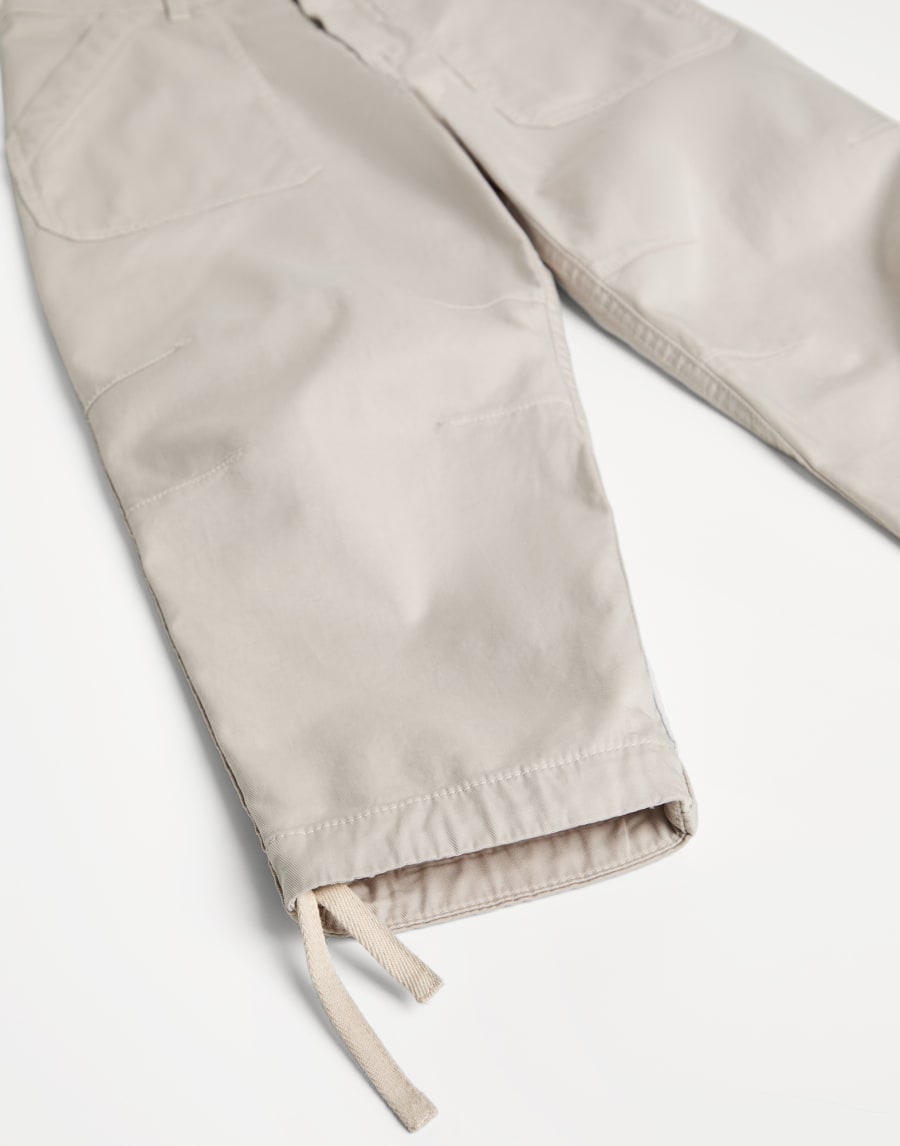Utility trousers Light Grey Boys - Brunello Cucinelli
