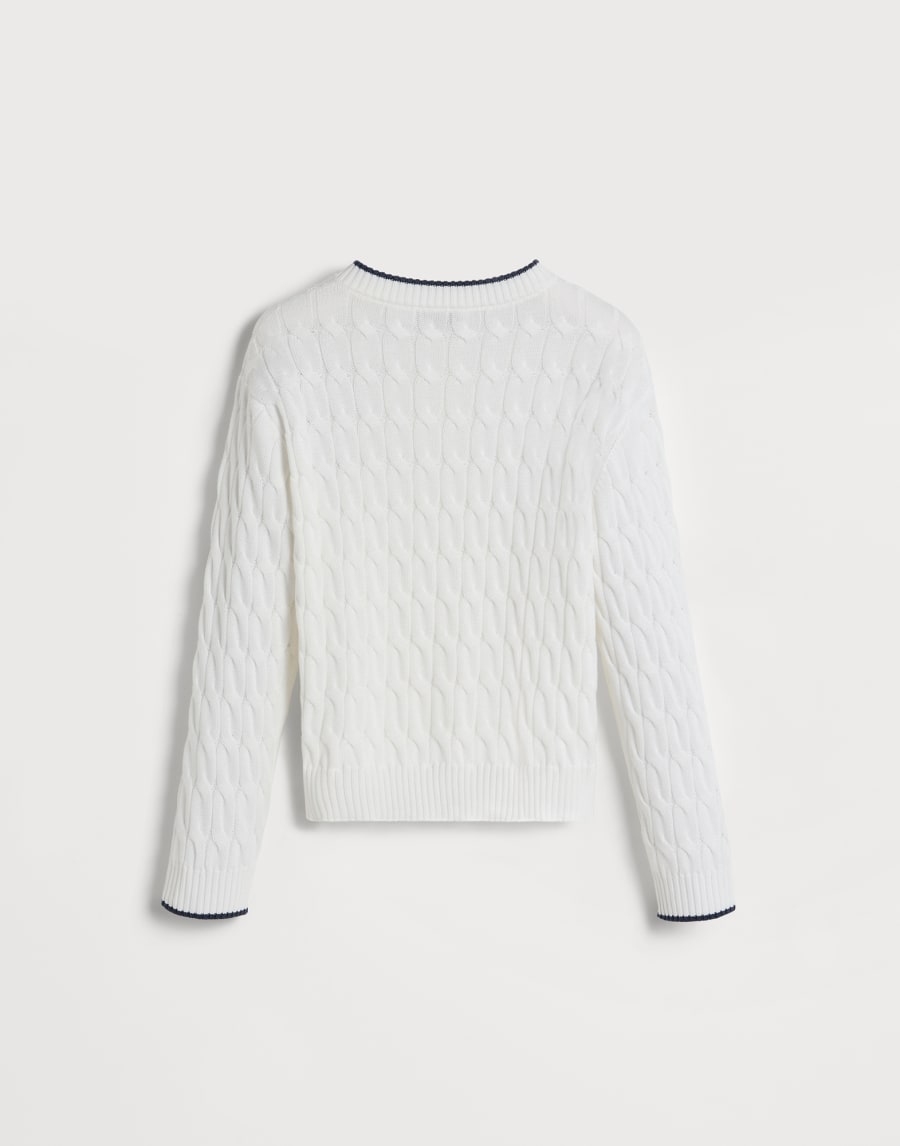 Cotton cardigan White Girls - Brunello Cucinelli