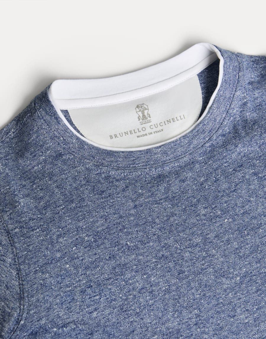 Jersey T-shirt Denim Boys - Brunello Cucinelli