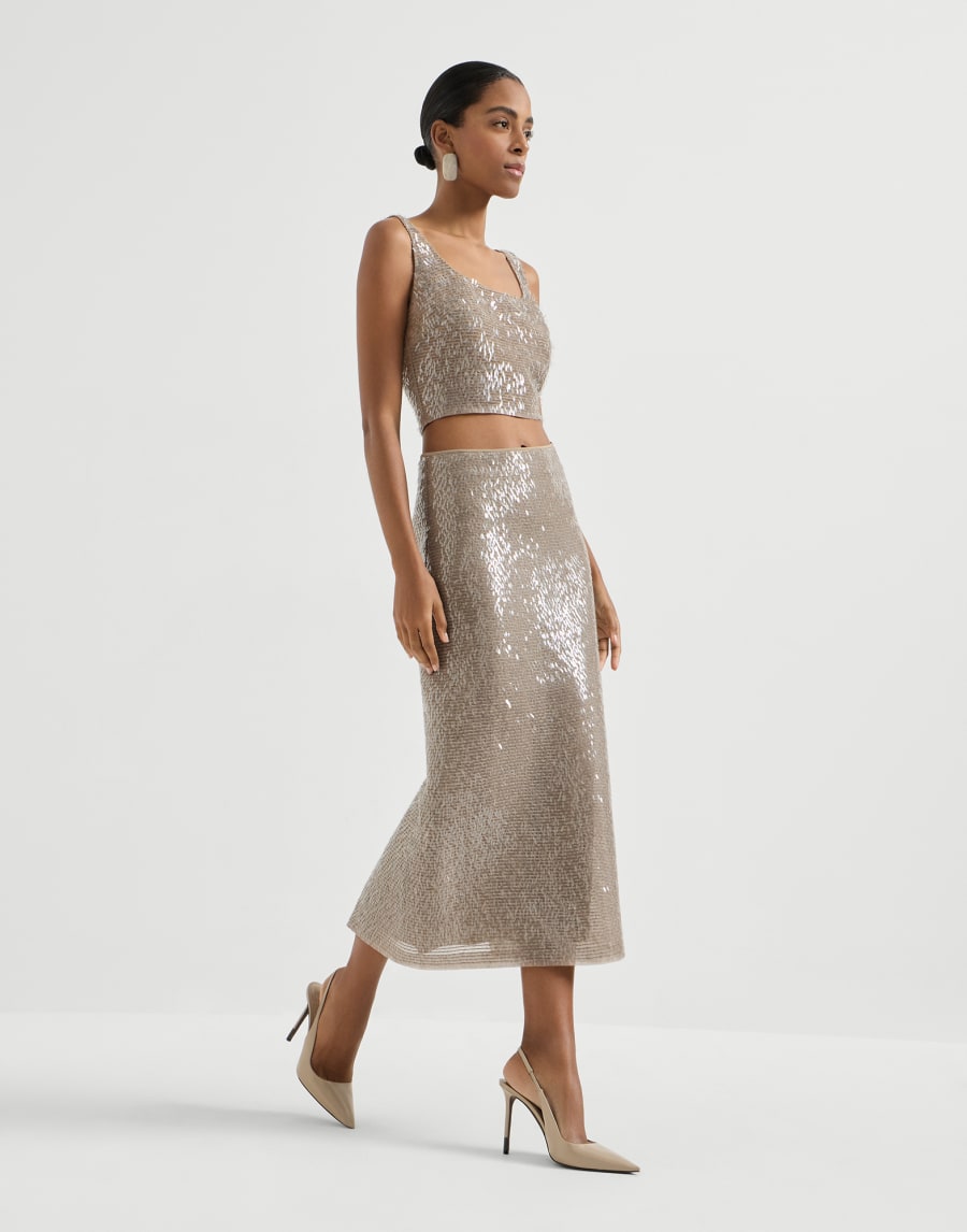 Dazzling Embroidery-Rock Kordel Damen - Brunello Cucinelli