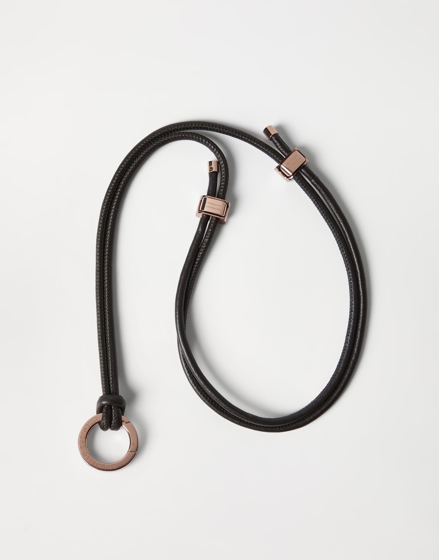 Glasses cord with monili Brown Woman - Brunello Cucinelli