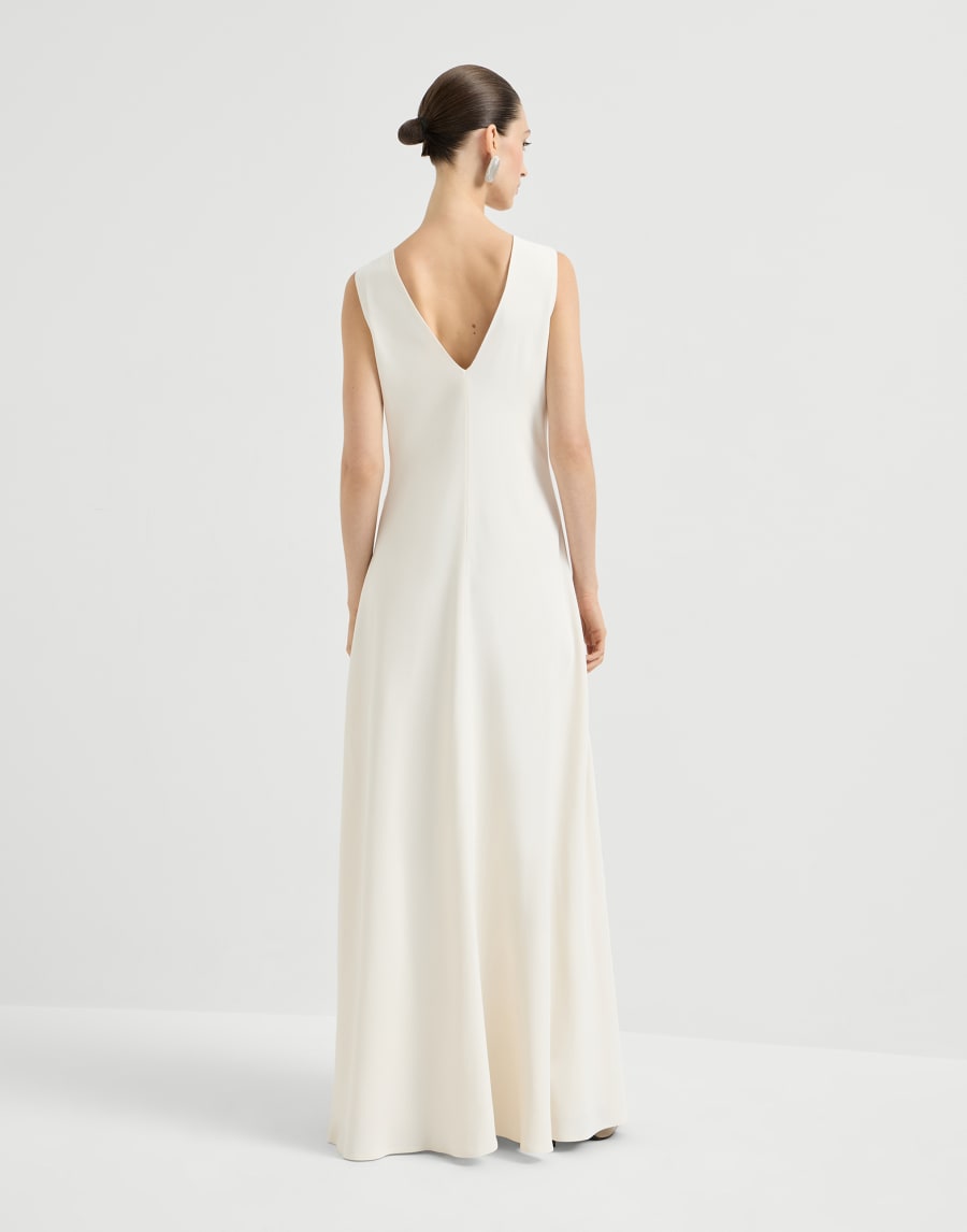 Fluid dress Chalk Woman - Brunello Cucinelli