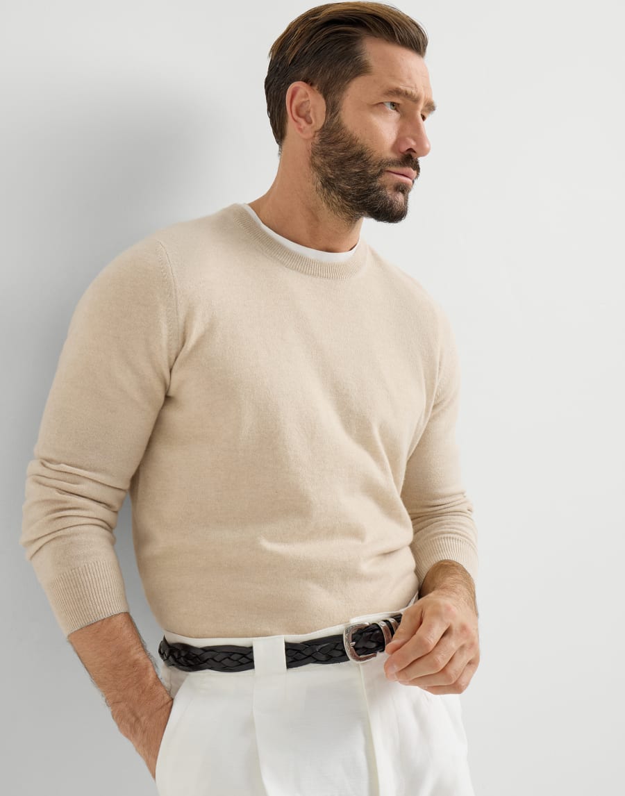 Cashmere sweater Sand Man - Brunello Cucinelli