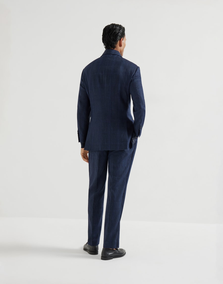 Tuxedo with shawl lapel Navy Blue Man - Brunello Cucinelli
