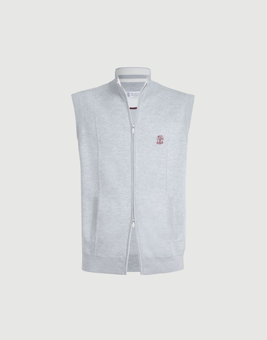 Double knit vest Pebble Man - Brunello Cucinelli