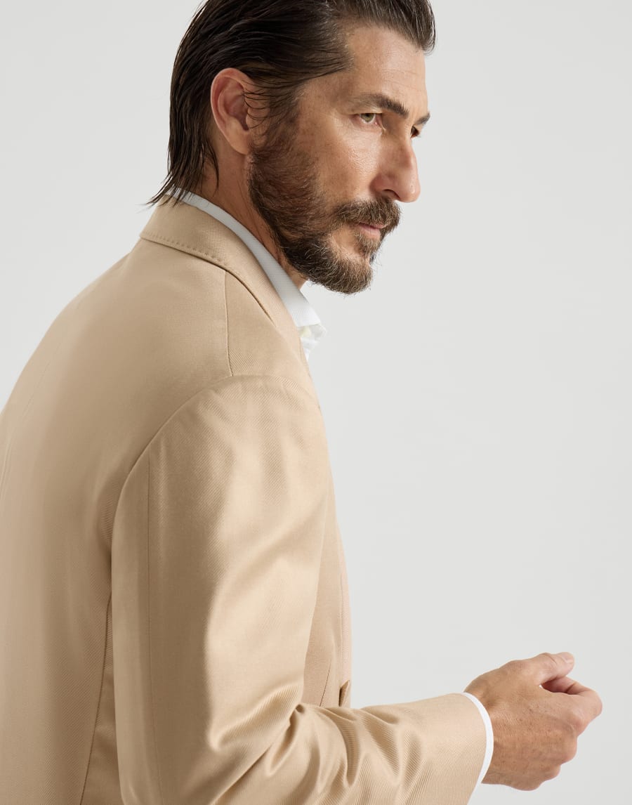 Tuxedo Jacket Camel Man - Brunello Cucinelli