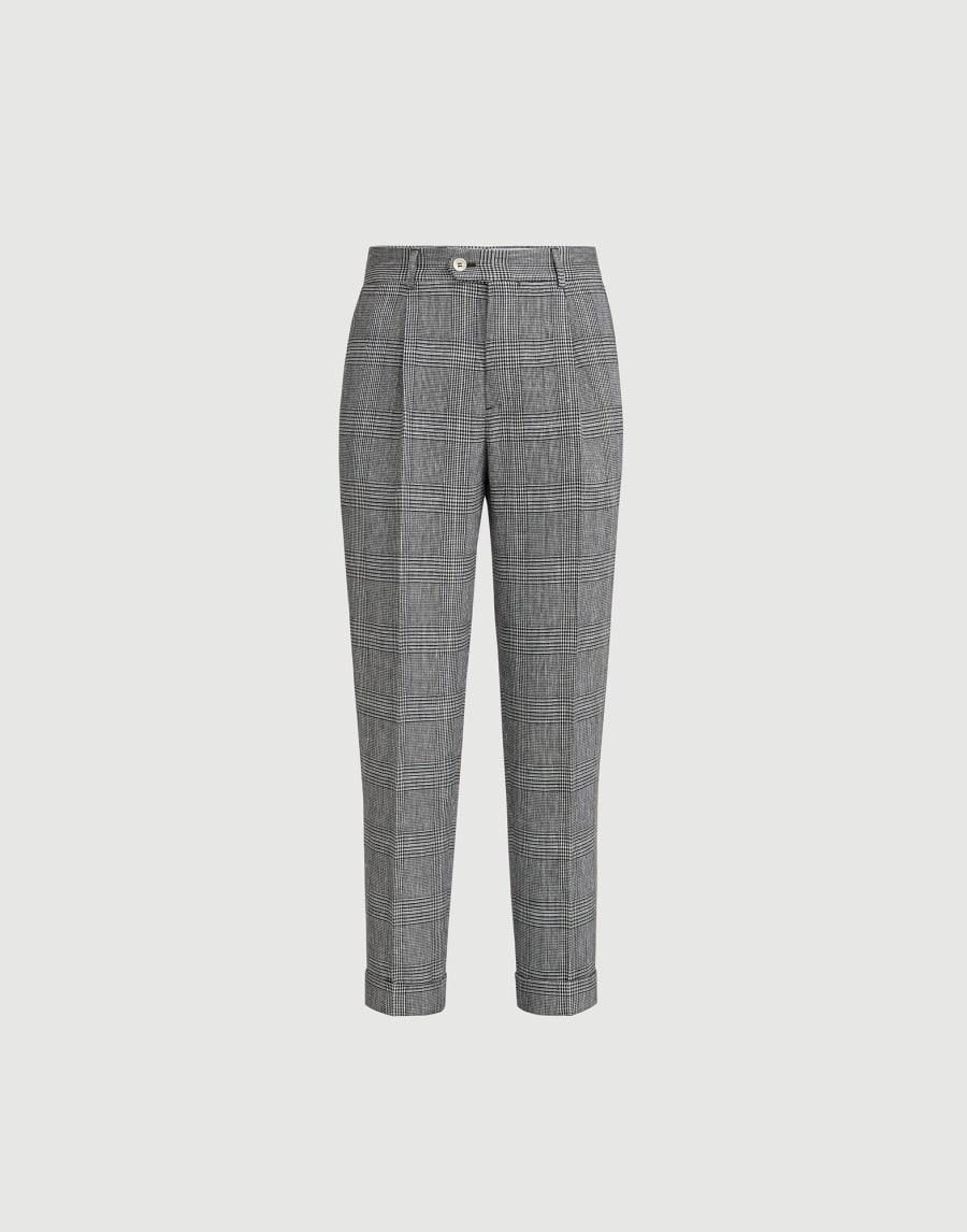 Prince of Wales trousers Black Man - Brunello Cucinelli