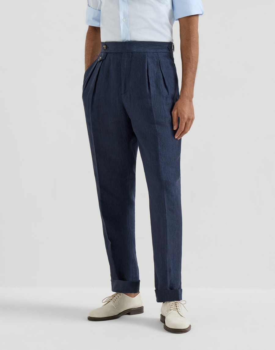 Tailor fit trousers Blue Man - Brunello Cucinelli