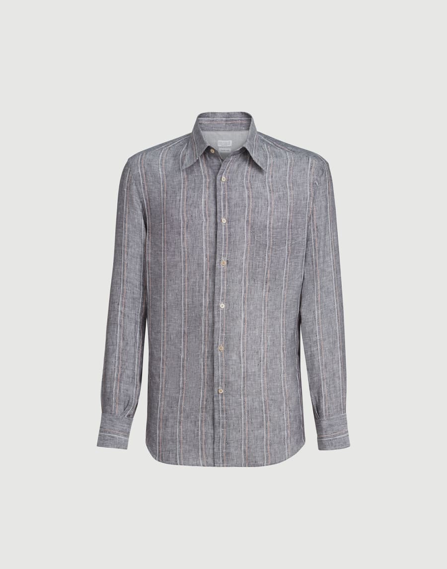 Рубашка с кармашком Серый Мужчина - Brunello Cucinelli