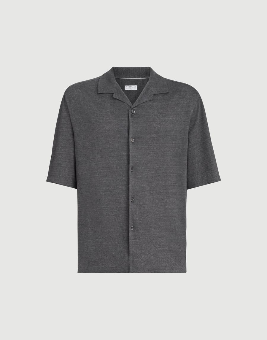 Camisa de jersey Gris Medio Hombre - Brunello Cucinelli