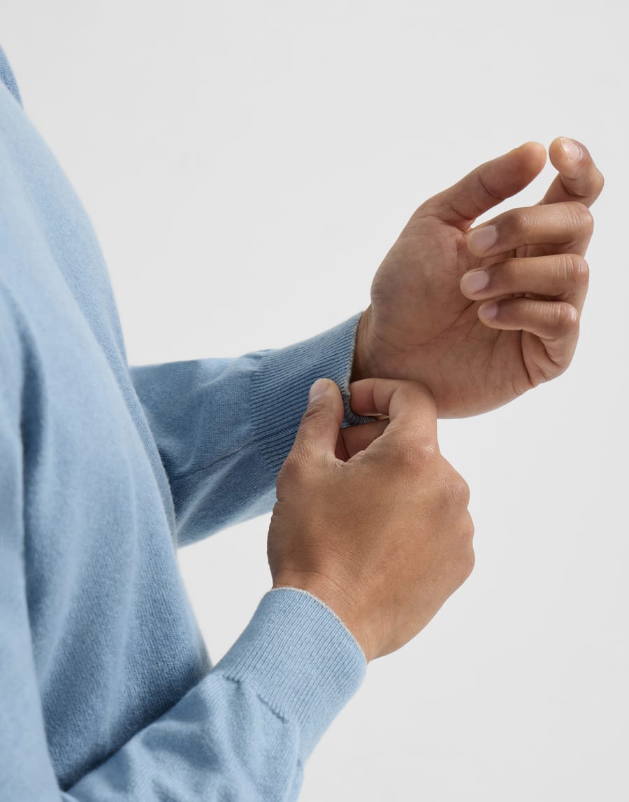 Cashmere sweater Slate Man - Brunello Cucinelli