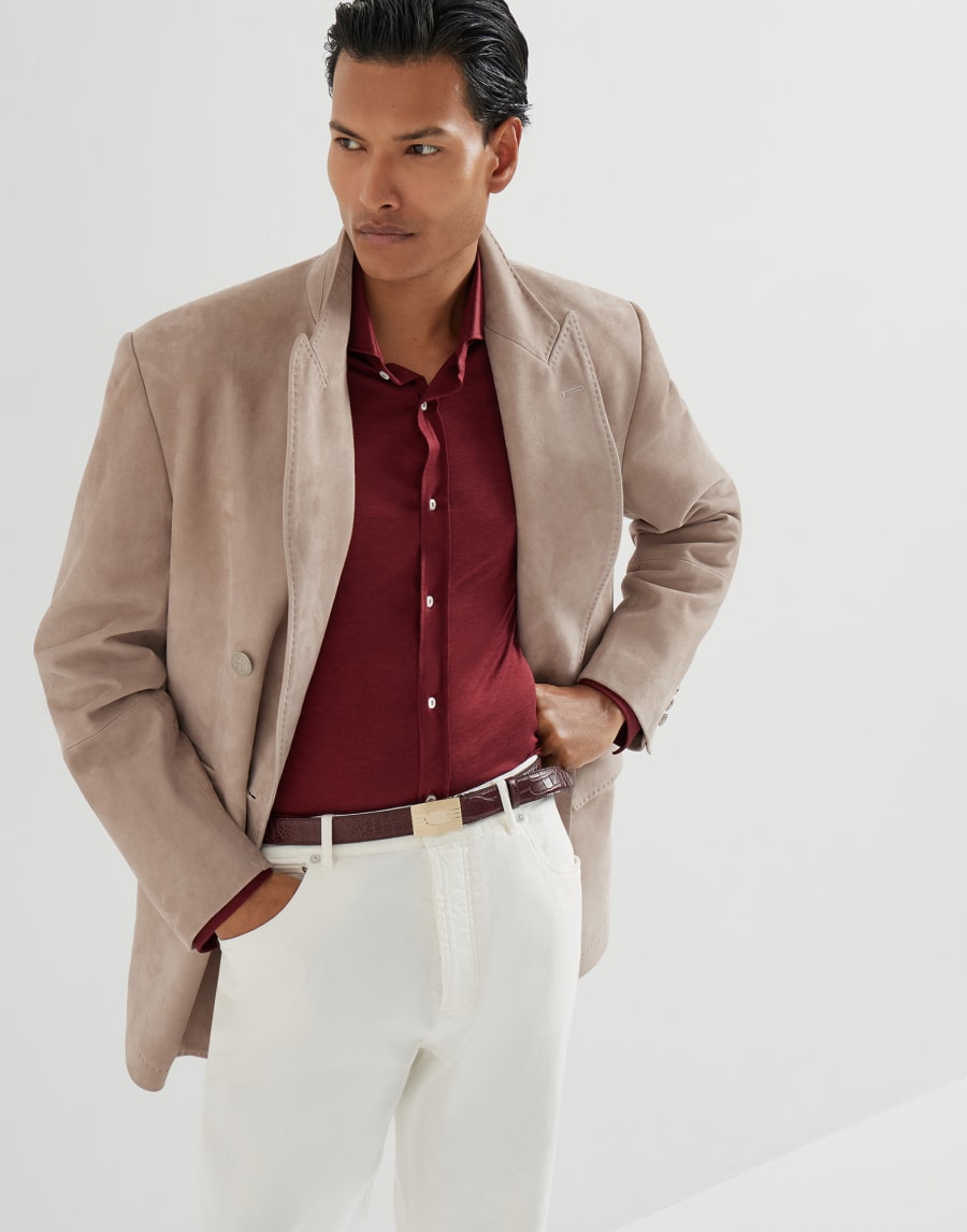 Suede blazer Yuta Man - Brunello Cucinelli