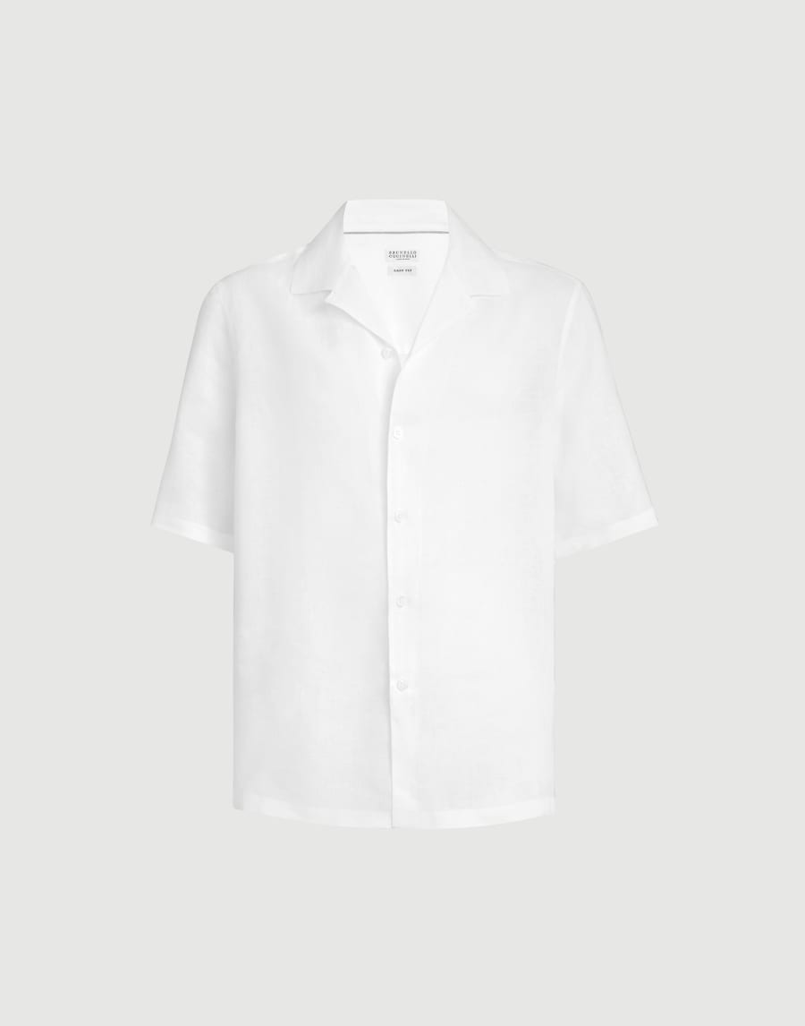 Short sleeve shirt White Man - Brunello Cucinelli