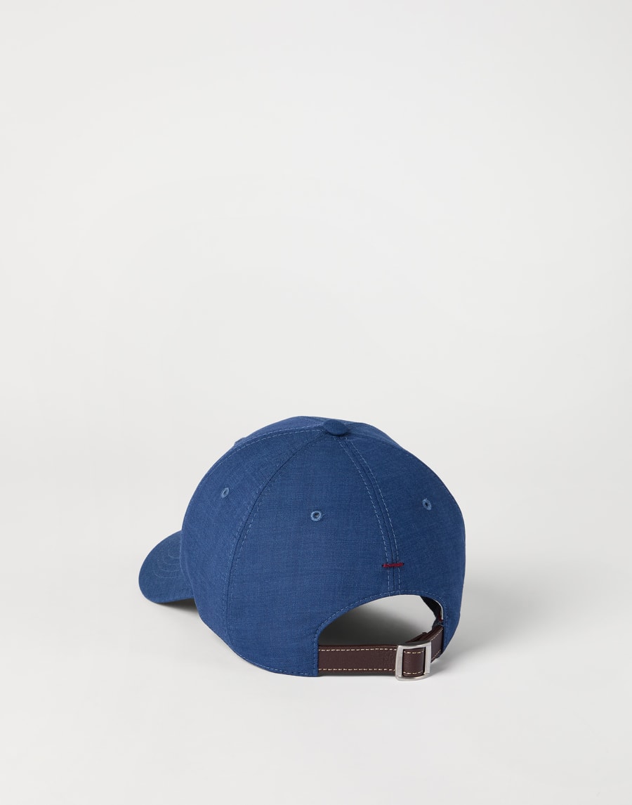 帆布篮球帽 皇室蓝 男款 - Brunello Cucinelli