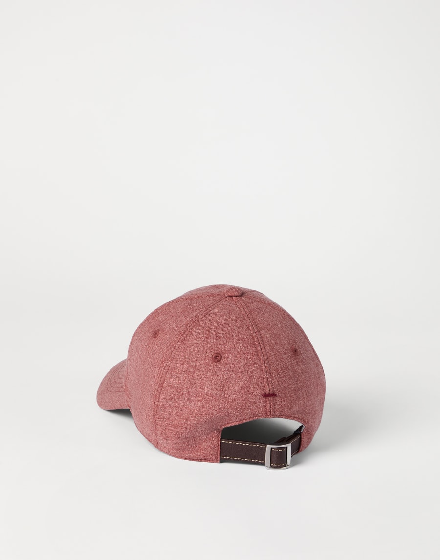Baseball cap with embroidery Coral Man - Brunello Cucinelli