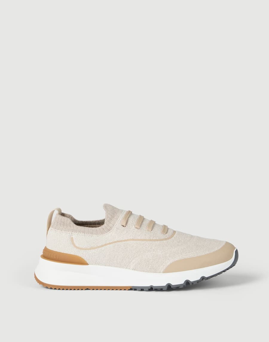 Knit runners Beige Man - Brunello Cucinelli