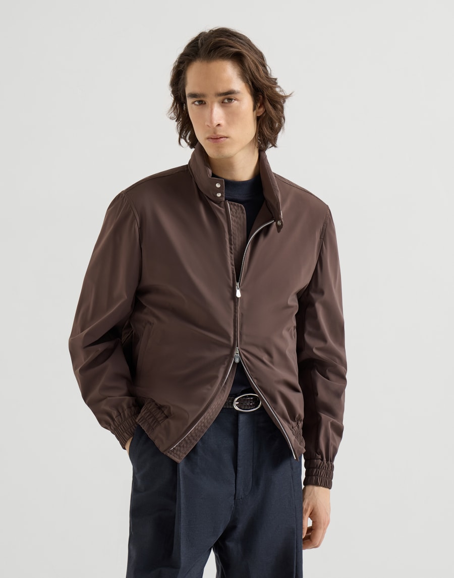 Giubbino in nylon Nocciola Uomo - Brunello Cucinelli